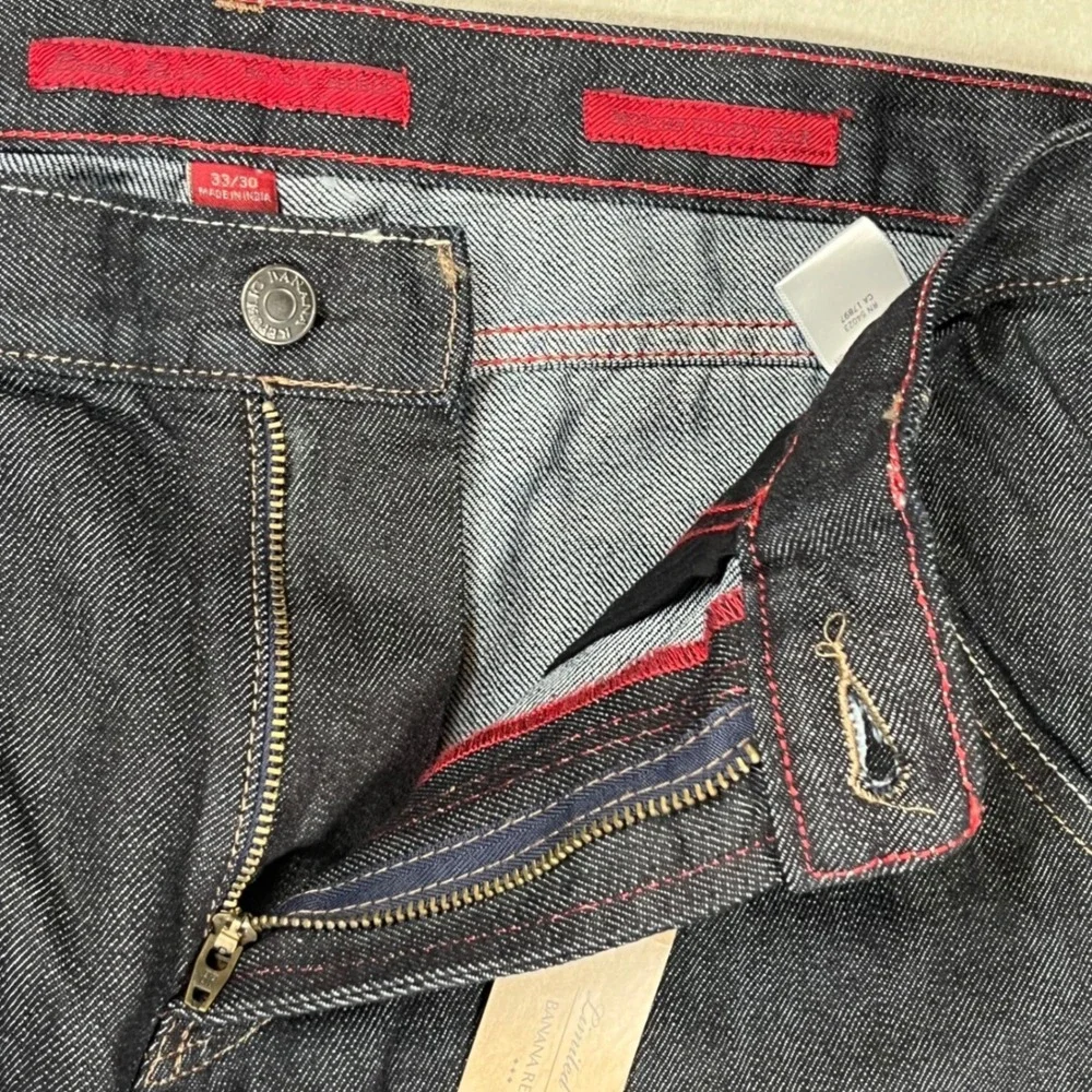 New Banana Republic Modern Utility Jeans Men 33x30 Limited Edition Deadstock NWT
